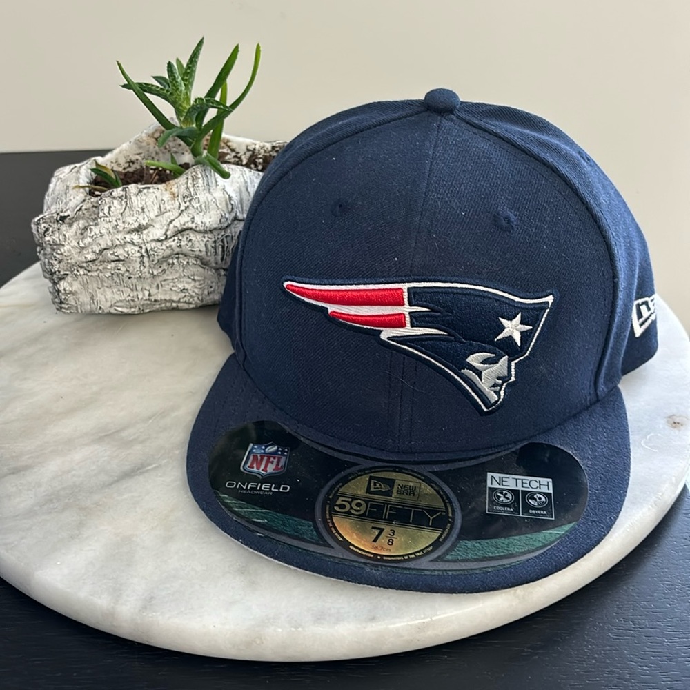 New England Patriots New Era 59Fifty Flat Brim